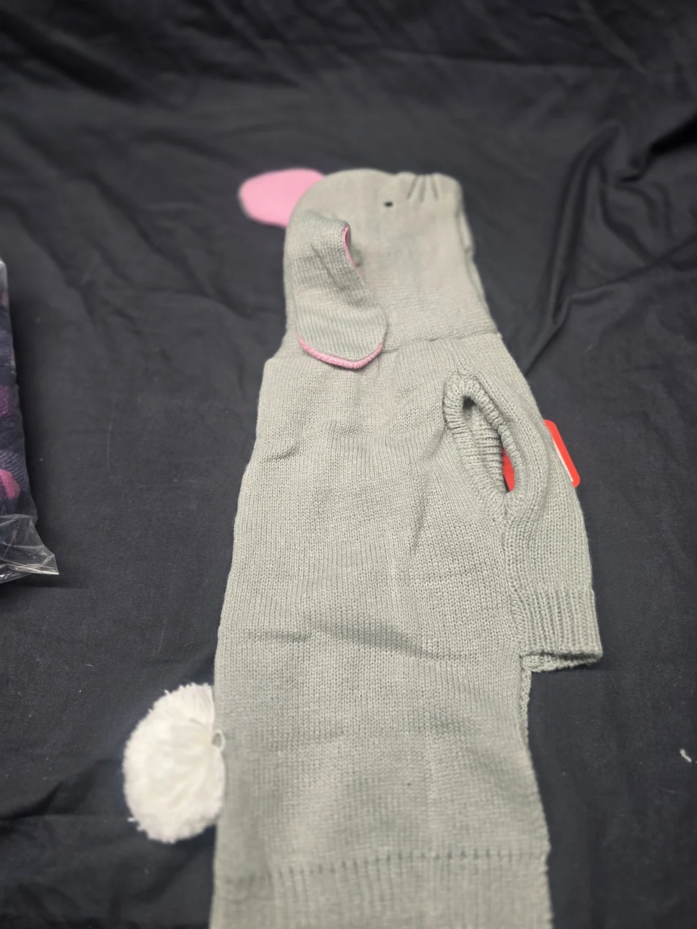 The Worthy Dog Bunny Hop Dog Hoodie/Sweater. Medium